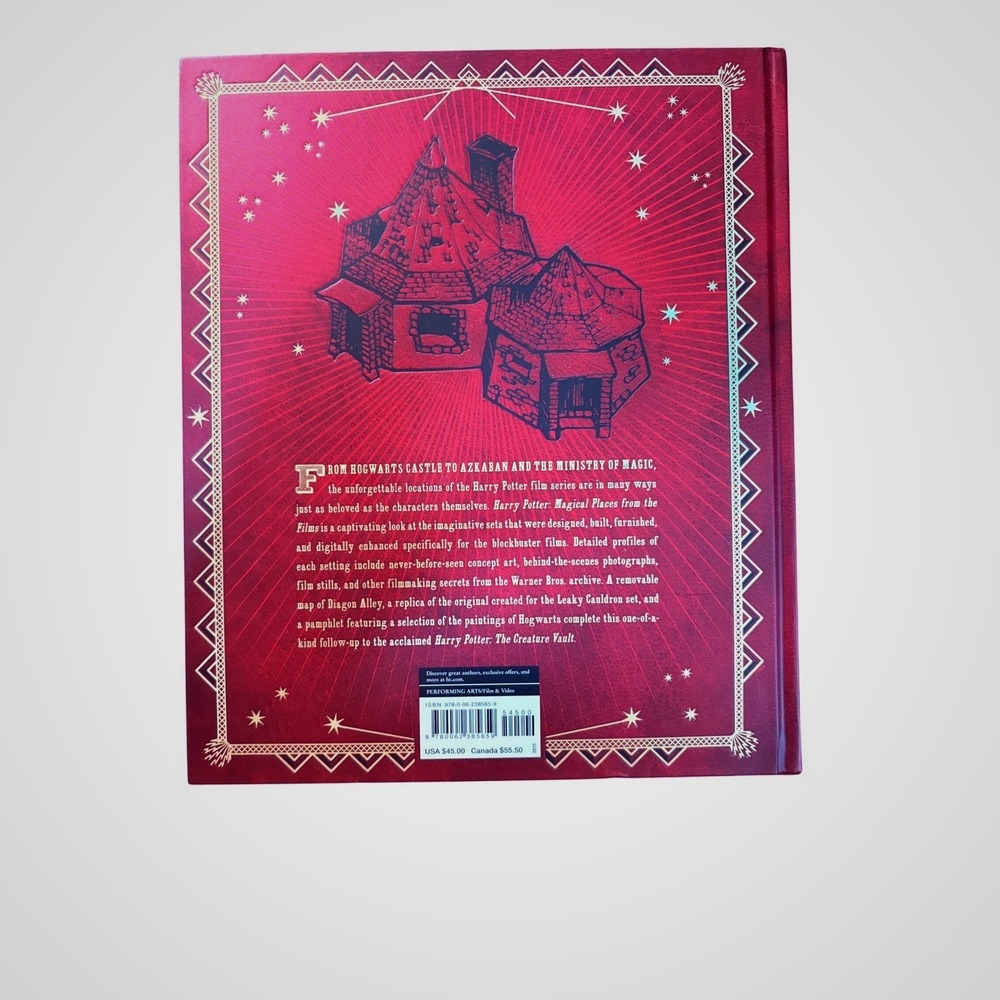 Harry Potter Magical Places from Films 2015 Hardcover Book with Diagon Alley Map - Picture 2 of 9